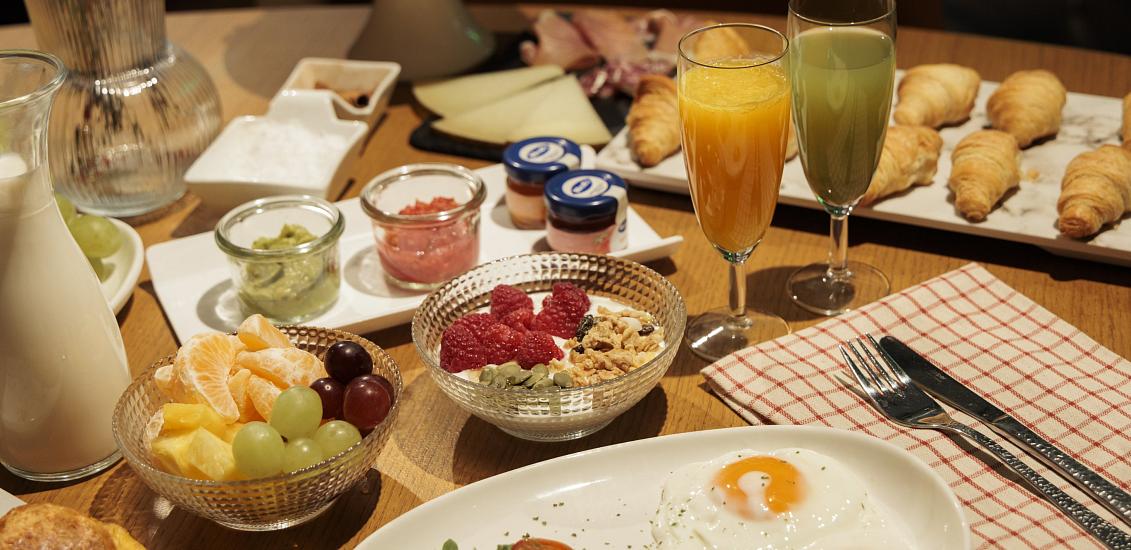 Enjoy your breakfast at your own pace